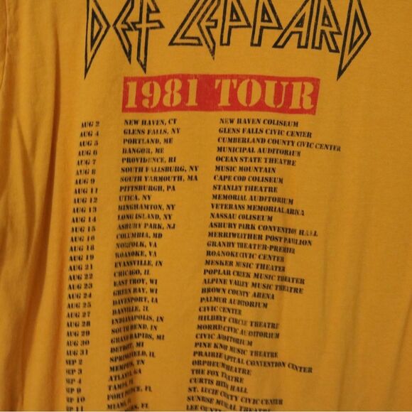 Def Leppard Crop Top XL - Picture 5 of 5